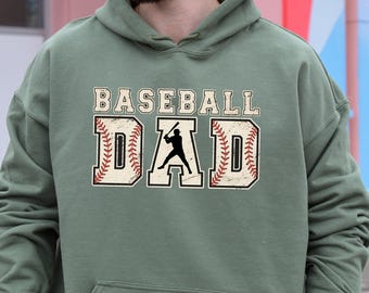 Baseball Dad Hoodie, Dad Sweatshirt, Fathers Day Gift Hoodie, Baseball Gifts for Men, Baseball Dad Sweatshirt, Husband Sweatshirt