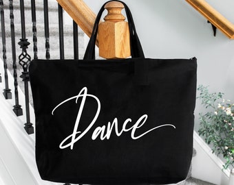 Dance Tote Bag, Dancer Bag, Dance Mode Bag, Dance Lover Gift, Dance Team Bag, Dance Student Workout Bag, Dancer Teacher Bag, Gift For Dancer