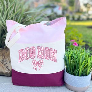 Dog Mom Tote Bag, Dog Tote Bag, Mama Birthday Gift, Mom Tote Bag, Mothers Day Gift, Gift For Mama, Gift for Grandma, Dog Lover Gift Tote Bag