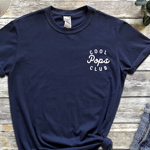 Cool Pops Club Shirt, Fathers Day Gift Shirt, Gift for Husband, Pocket Size Pop Shirt, Gift for Him, Best Dad Shirt, Birthday Gift for Dad