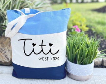 Personalized Titi Est 2024 Tote Bag, New Titi Bag Gift, Titi Bag, Cute Titi Bag, Custom Titi Est Bag, Titi Birthday Gift, Gifts For Aunts