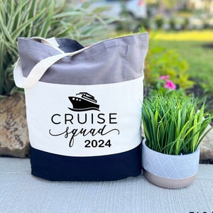 Cruise Squad Tote bag, Cruise Vacation Tote Bag, Girls Weekend Tote Bag, Cruise Squad 2024 Girls Trip Totes, Cruise Tote Bag Gift For Women