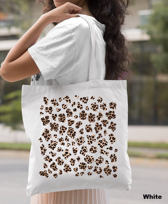 leopard totebag