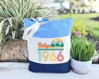 60th Birthday Gift For Women, Christmas Gift Tote Bag, Vintage 60th Birthday Tote Bag, 60th Birthday Bag, Birthday Party Gift, Hello 60 Bag