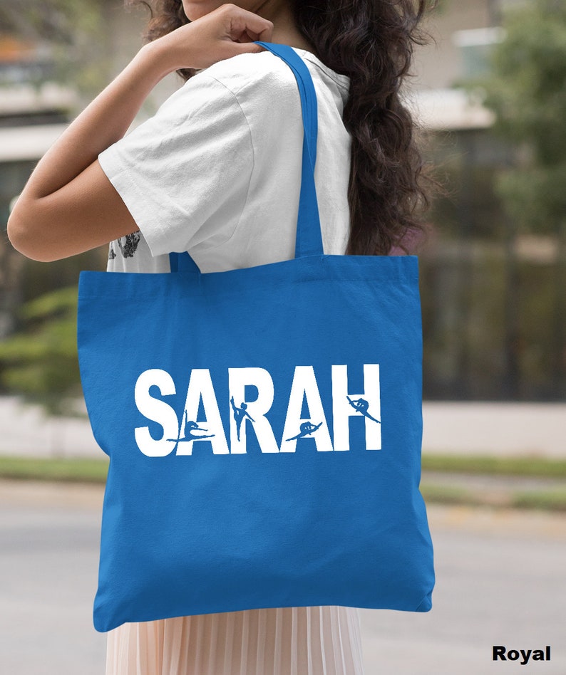 Personalized Dance Bag, Custom Dance Bag, Dancer Bag, Girls Dance Bag, Dance Tote Bag Gift for Dancer, Dance Student Bag, Canvas Tote Bag image 7