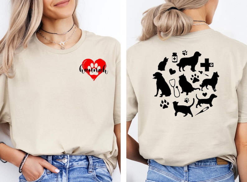 Personalized Vet Tech Shirt