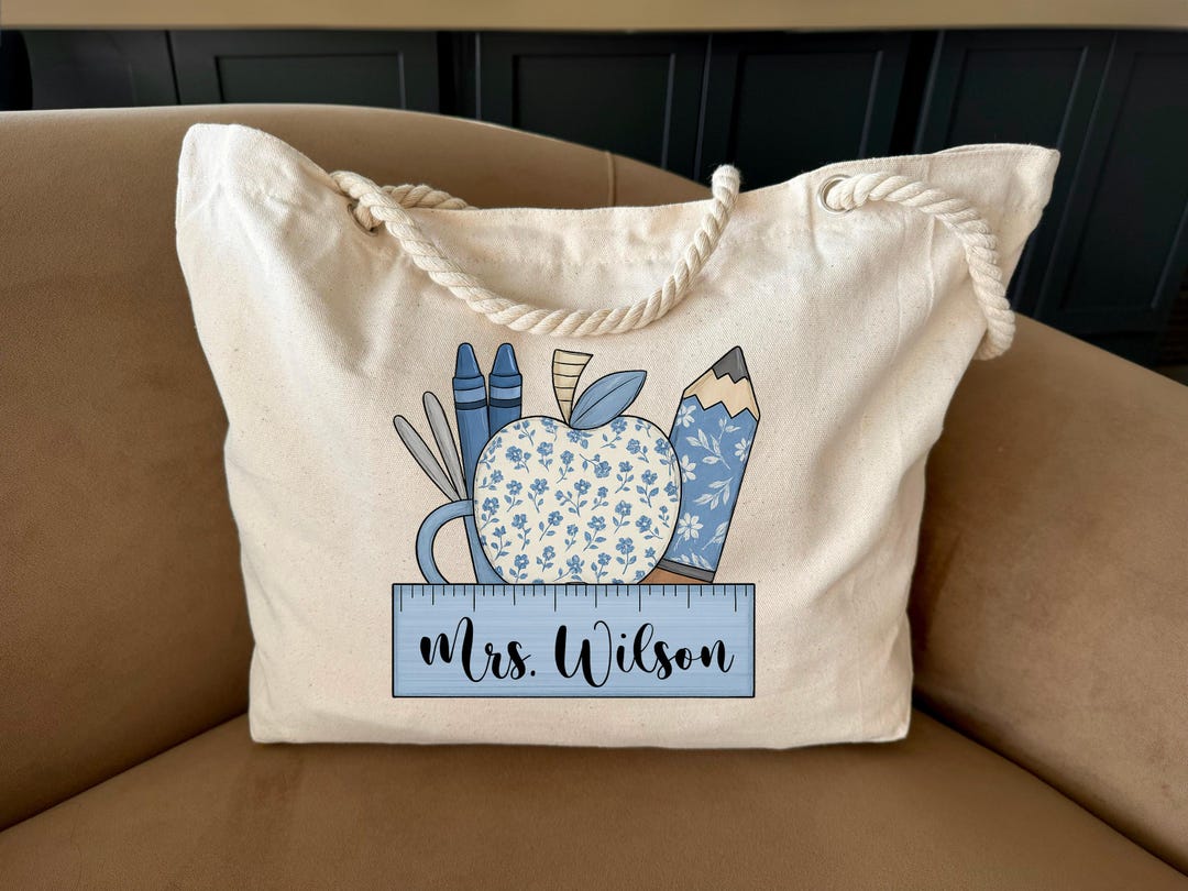 Back to School Bag, Teacher Appreciation Gift, Back to School Teacher ...