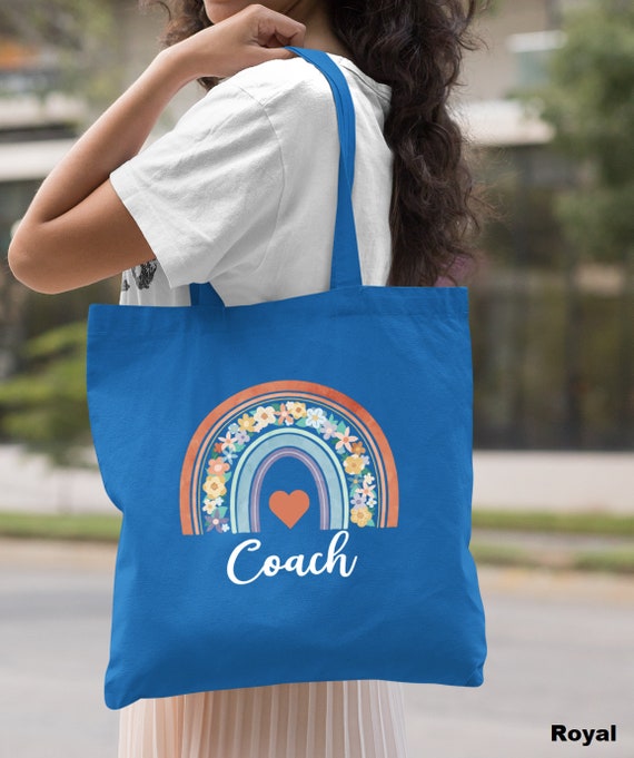 Rainbow Coach Tote Bag Coach Tote Sports Bag Sports Team Tote