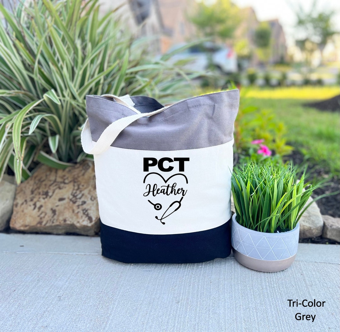 Personalized PCT Tote Bag, Custom PCT Tote Bag, PCT Gift, Patient Care