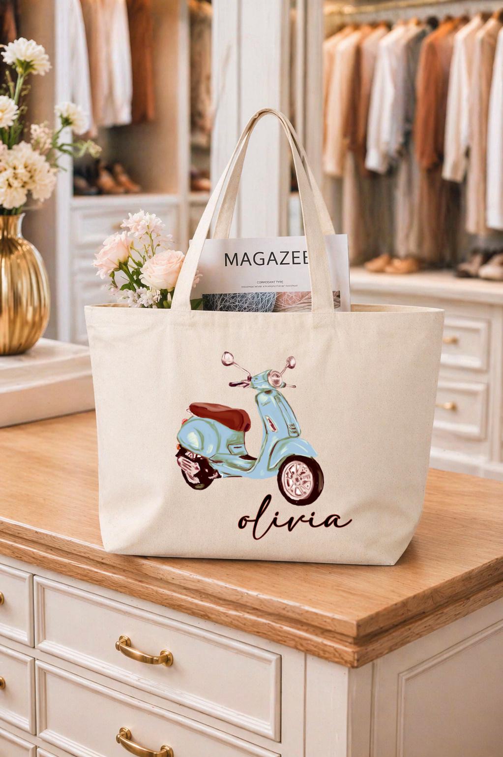 き*ン様 Vespa ロゴ入りバッグ トートバッグセット Vespa Scooter Bag - Etsy