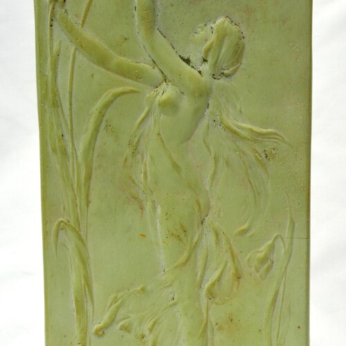 Wall Hanging Art Deco Bas Relief shops Cast of the Moon Godess Celene