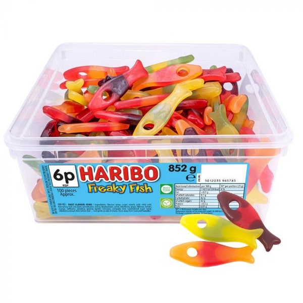 Haribo ausgeflippter Fisch