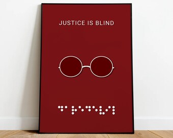 Daredevil Poster Marvel Comics Film Design Wall Art Print Hand Made Ready to Hang Custom Design