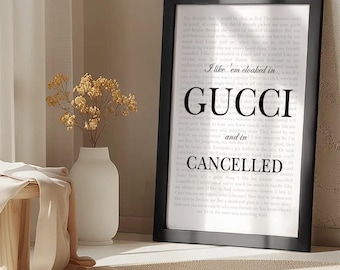 CANCELLED" A3 Digital Poster - Taylor Swift (The Life a Showgirl) - Hidden Lyrics & GOSSIP GIRL Detail - Swiftie Gift