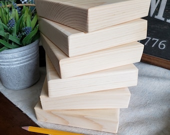 Riser Wood Blanks /  5 Inches Square x 1-1/8 inch thick / Sold in Sets