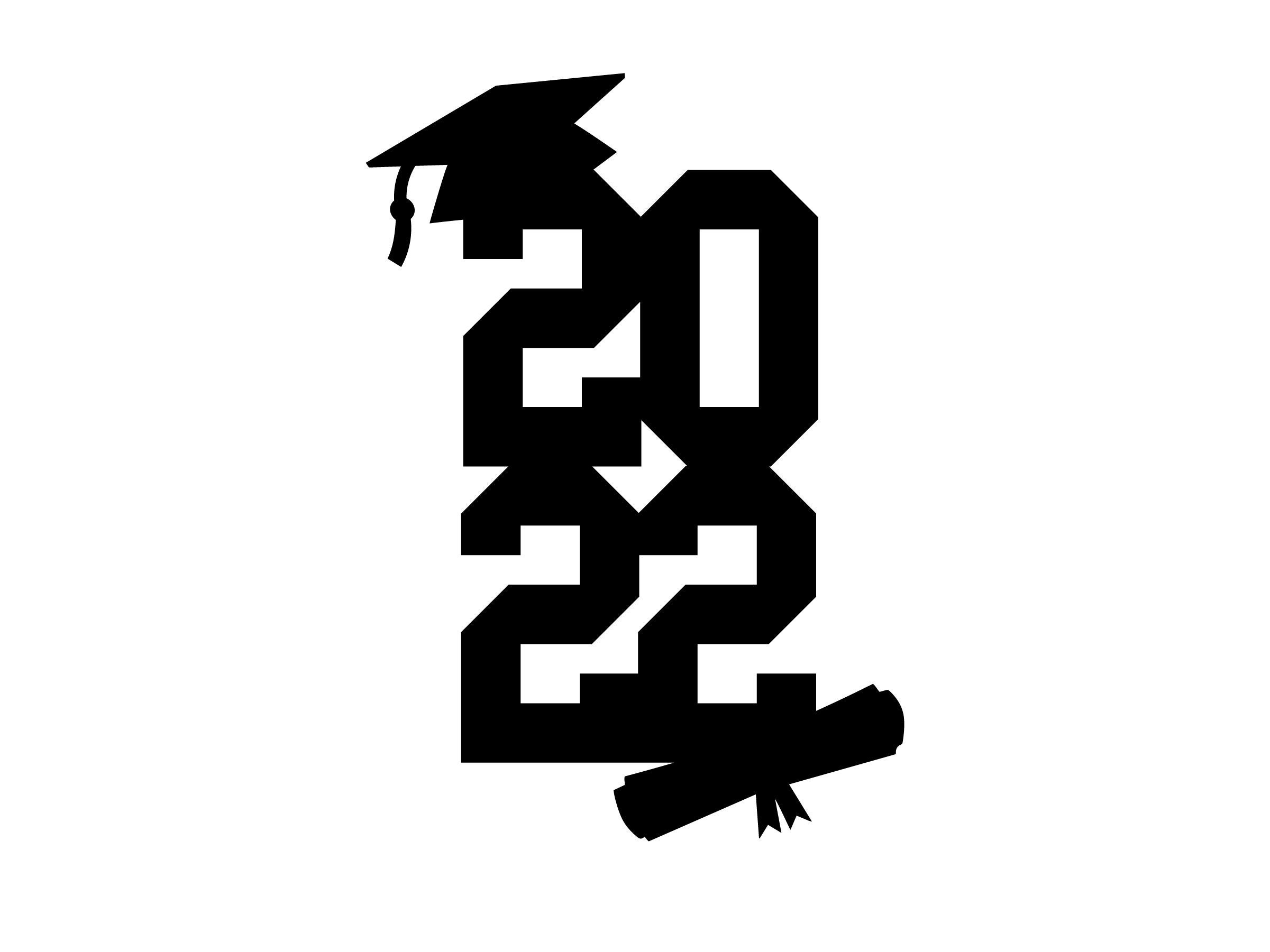 Class of 2022 SVG Graduation Clipart Class of 2022 Senior - Etsy