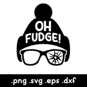 Oh Fudge SVG, lustige Weihnachtssvg, Sie werden Ihr Auge herausSvg schießen, Retro Weihnachtssvg, frohe Weihnachten Svg, niedliche Weihnachtssvg, Feiertagssvg