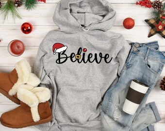 Christmas Svg | I Believe Svg | Believe In The Magic Svg | Santa Claus Svg | Santa Png | Cut Files | Christmas Shirt Svg | Holiday Svg