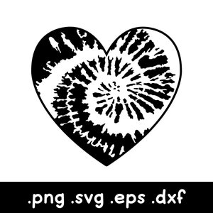 Tie Dye Heart SVG, Love Tie Dye Svg, Retro Groovy Svg, Grunge Tie Dye SVG, Hippie Svg, Boho Graphics Svg for Women, Retro Clipart Svg