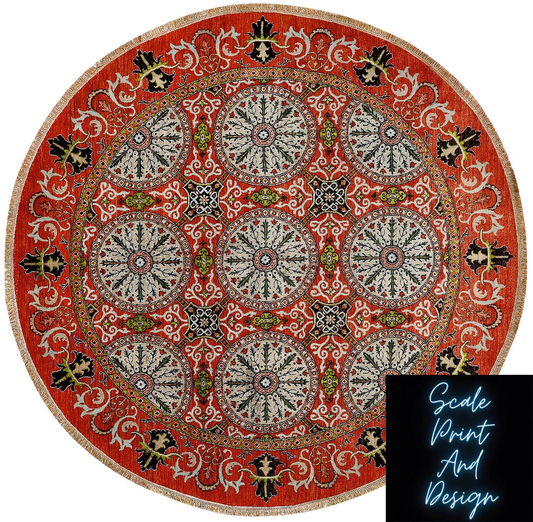 Nodin Round Rug - Sizes for All Scales Available - Custom Sizes ...