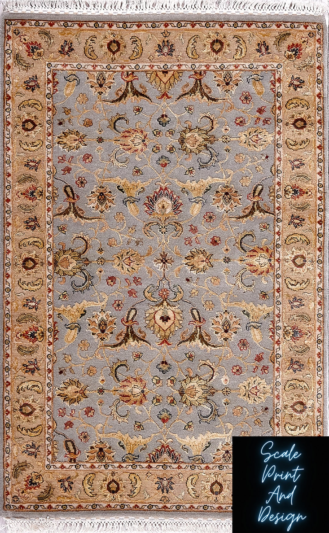 Elvin Dollhouse Rug - Sizes for All Scales Available - Custom Sizes ...