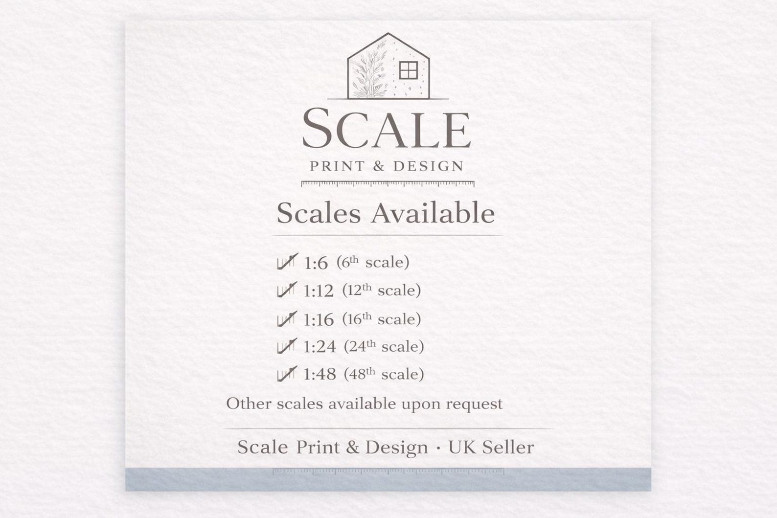 Thorpe Rug - Sizes for All Scales Available - Custom Sizes Available ...