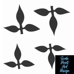 Clematis Leaves Cutter - Dollhouse Miniatures - Dollhouse Flowermaking - Miniature Flower Making - Cutter for Cold Porcelain