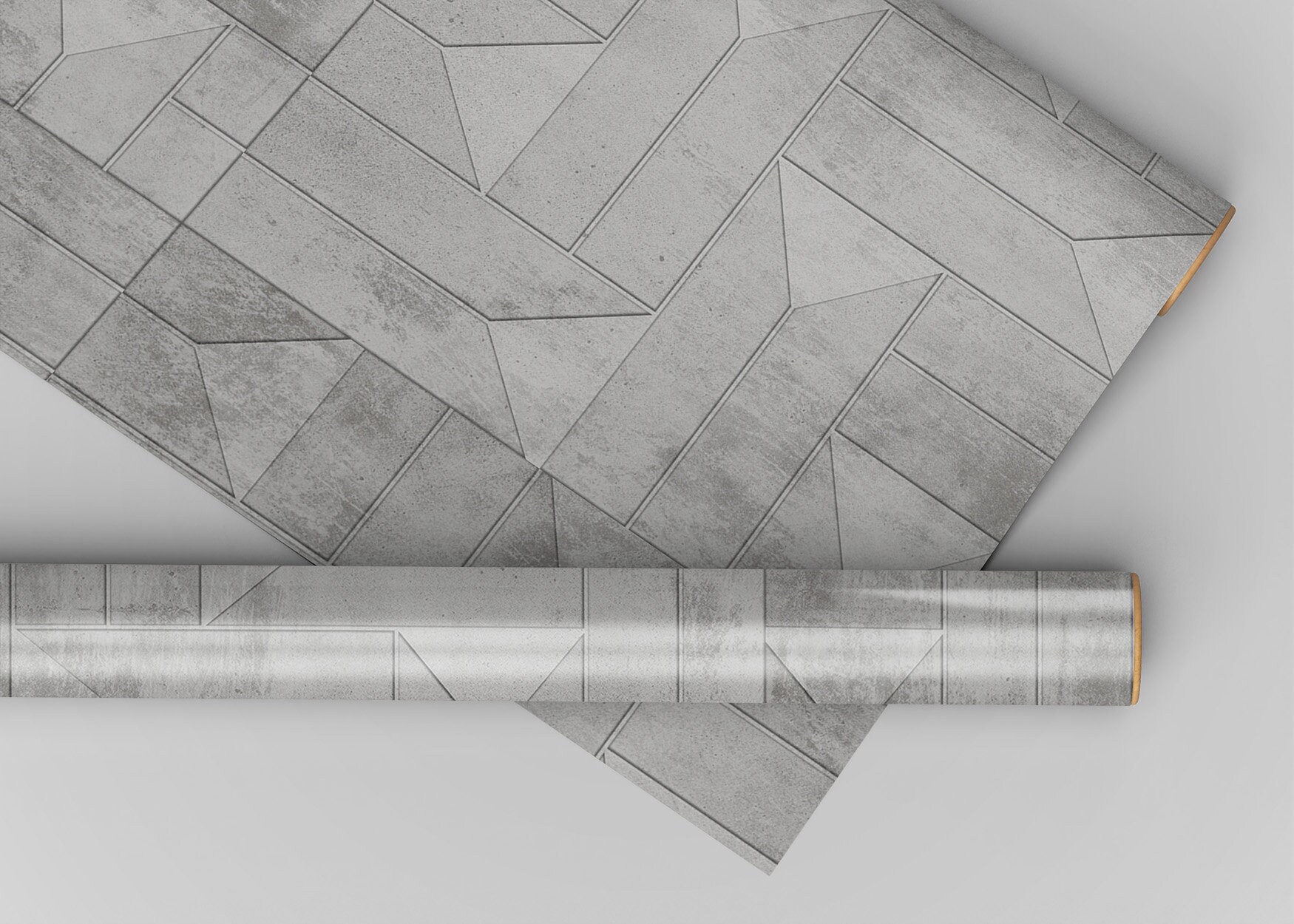Narsis Art Deco Dollhouse Miniature Wallpaper - All Scales Available - Papers, Self Adhesive And Fabrics