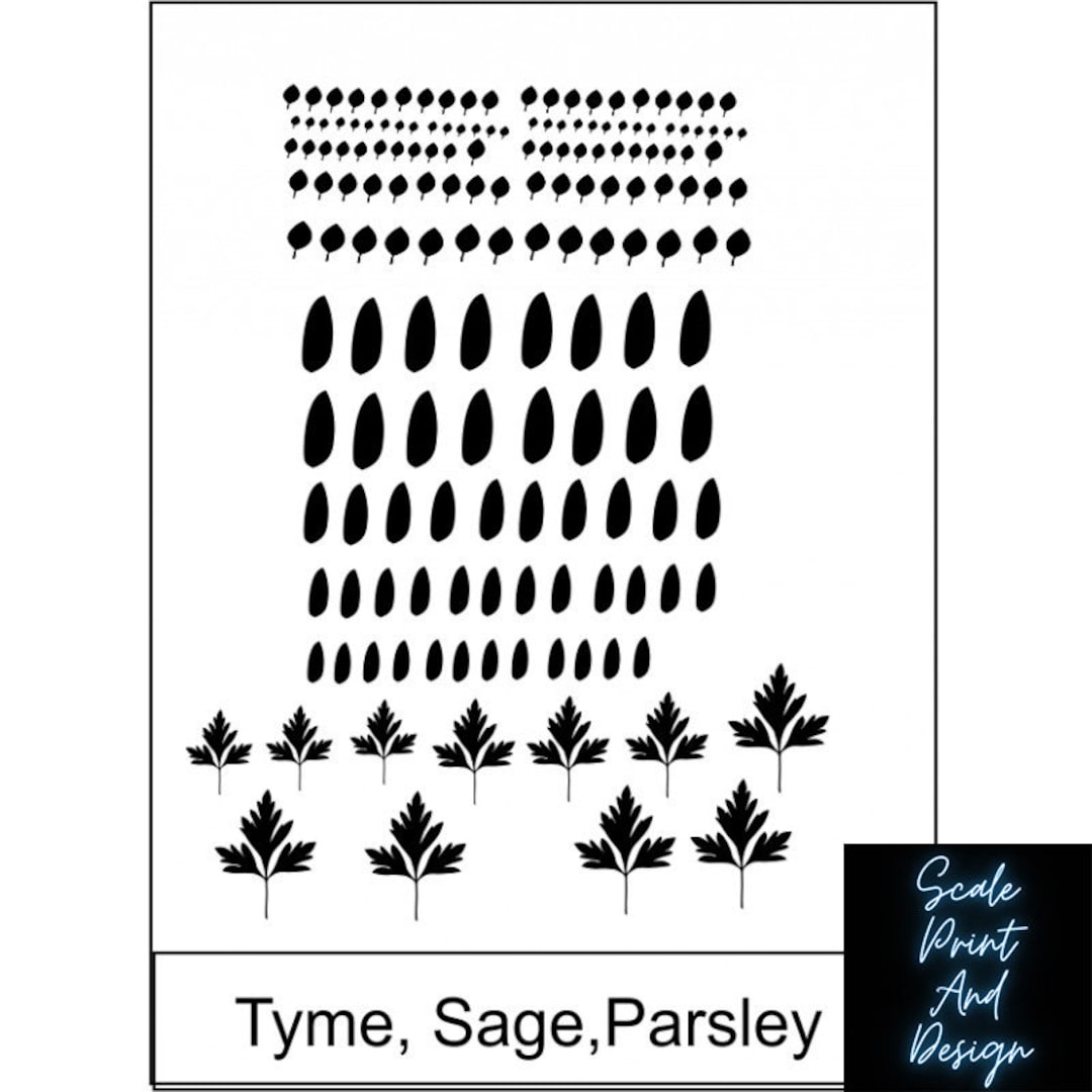 Parsley Sage and Tyme 3 in 1 Herb Cutter Dollhouse Etsy