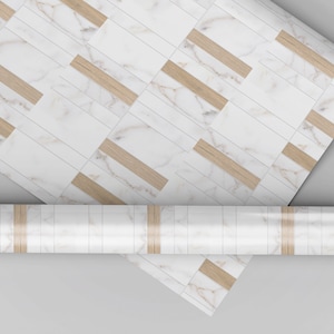 Płytki ścienne z efektem marmuru i drewna – podłoga w miniaturowym domku dla lalek – dostępne we wszystkich skalach – papiery, materiały samoprzylepne i tkaniny – tapeta w miniaturze