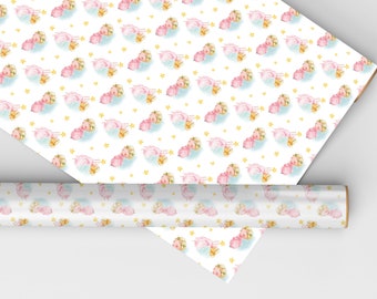Little Angel Dollhouse Miniature Wallpaper - All Scales Available - Papers, Self Adhesive And Fabrics - Dollhouse Wallpaper