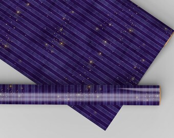 Blue Magic 2 Dollhouse Miniature Wallpaper - All Scales Available - Papers, Self Adhesive And Fabrics
