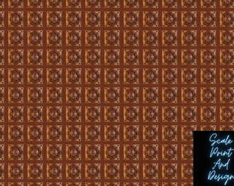 Old Wood Ceiling Panels - Dollhouse Wallpaper - All Scales Available - Material Choices -Dollhouse Ceiling -Miniature Ceiling