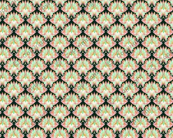Summer Pavilion Art Deco Dollhouse Miniature Wallpaper - All Scales Available - Papers, Self Adhesive And Fabrics