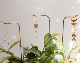 Brass Suncatcher Plant Stake