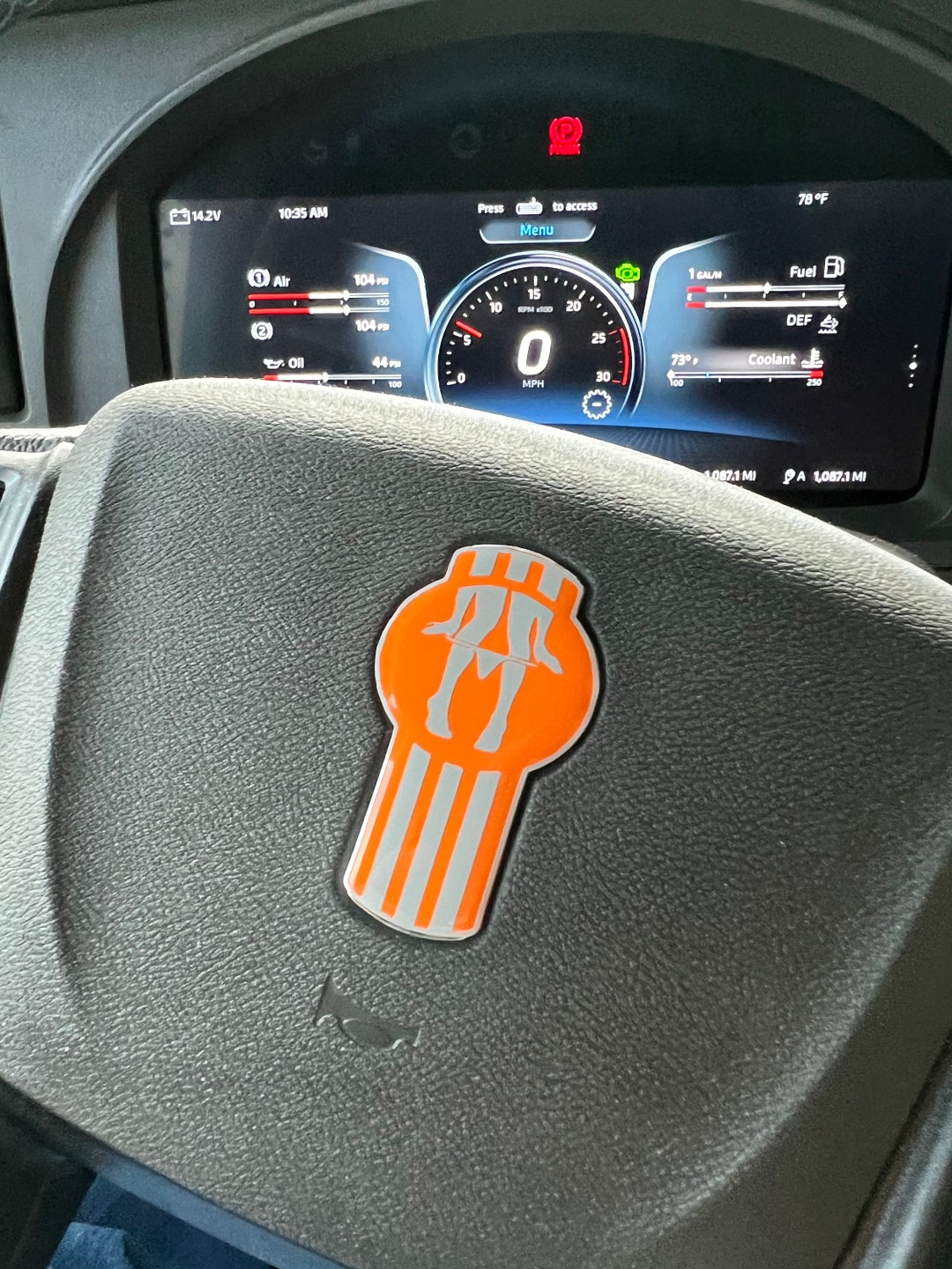 Kenworth T680 Sterring Wheel Emblem Panty Dropper Etsy