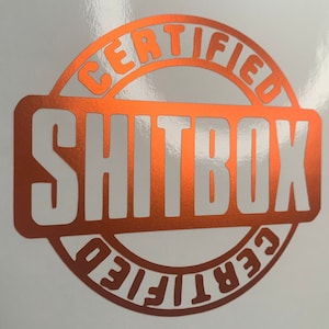 Certified Shitbox Decal