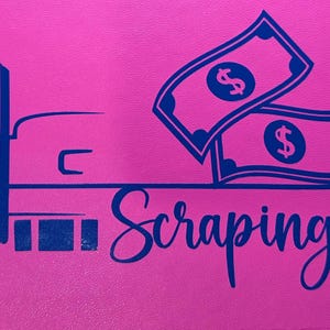 Pegatina de raspado por camión