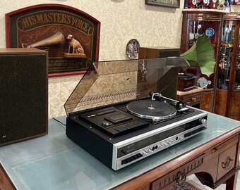 Flawless Dual KA 360 Combo Turntable | Dual 1239 Fully Automatic | Cassette Player & FM Radio | Includes Dual CL 240 Speaker Set |