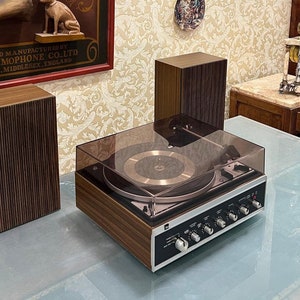 Dual HS 130 Turntable with German Saba Speakers | High Condition | Fully Functional- Turntable