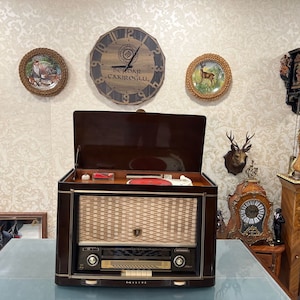 PHILIPS SATURN PHONO 654/4E/3D Radio Orjinal Old Radio  | Radio and Turntable