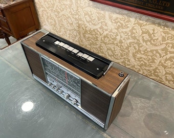 Grundig Stereo Console Radio | FM | High Condition | Fully Functional- Turntable