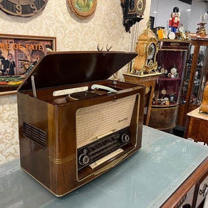 Nordmende Phono Super Radio | Vintage Radio | Orjinal Old Radio | Antique Radio | Lamp Radio | Nordmende Radio, Turntable