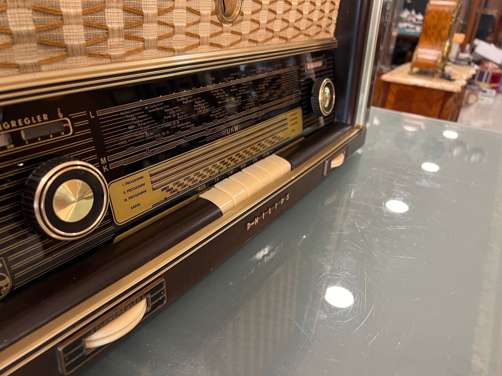 PHILIPS SATURN PHONO 654/4E/3D Radio Orjinal Old Radio | Radio and