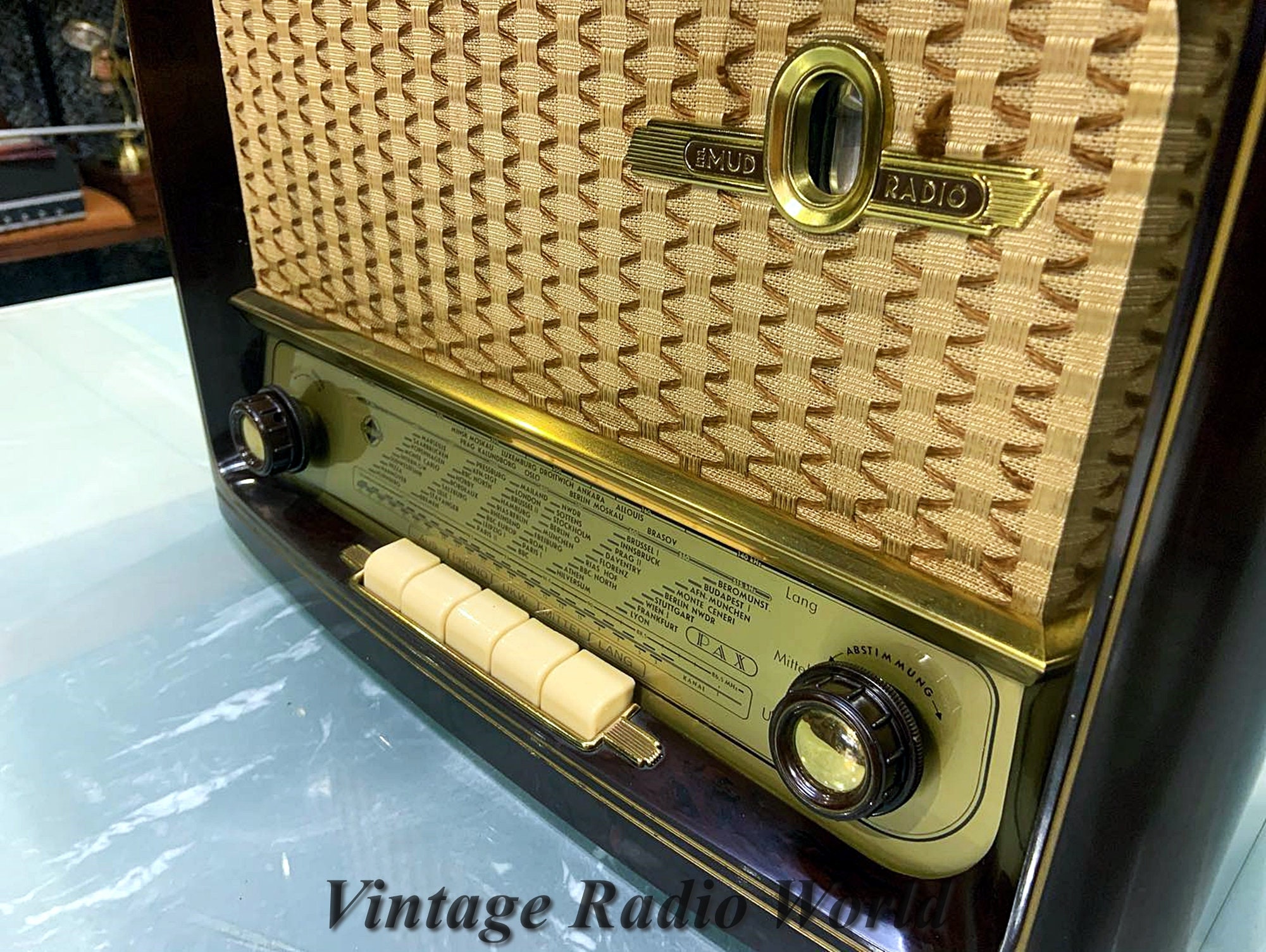 Emud | Vintage Radio | Orjinal Old Radio | Antique Radio | Lamp Radio ...