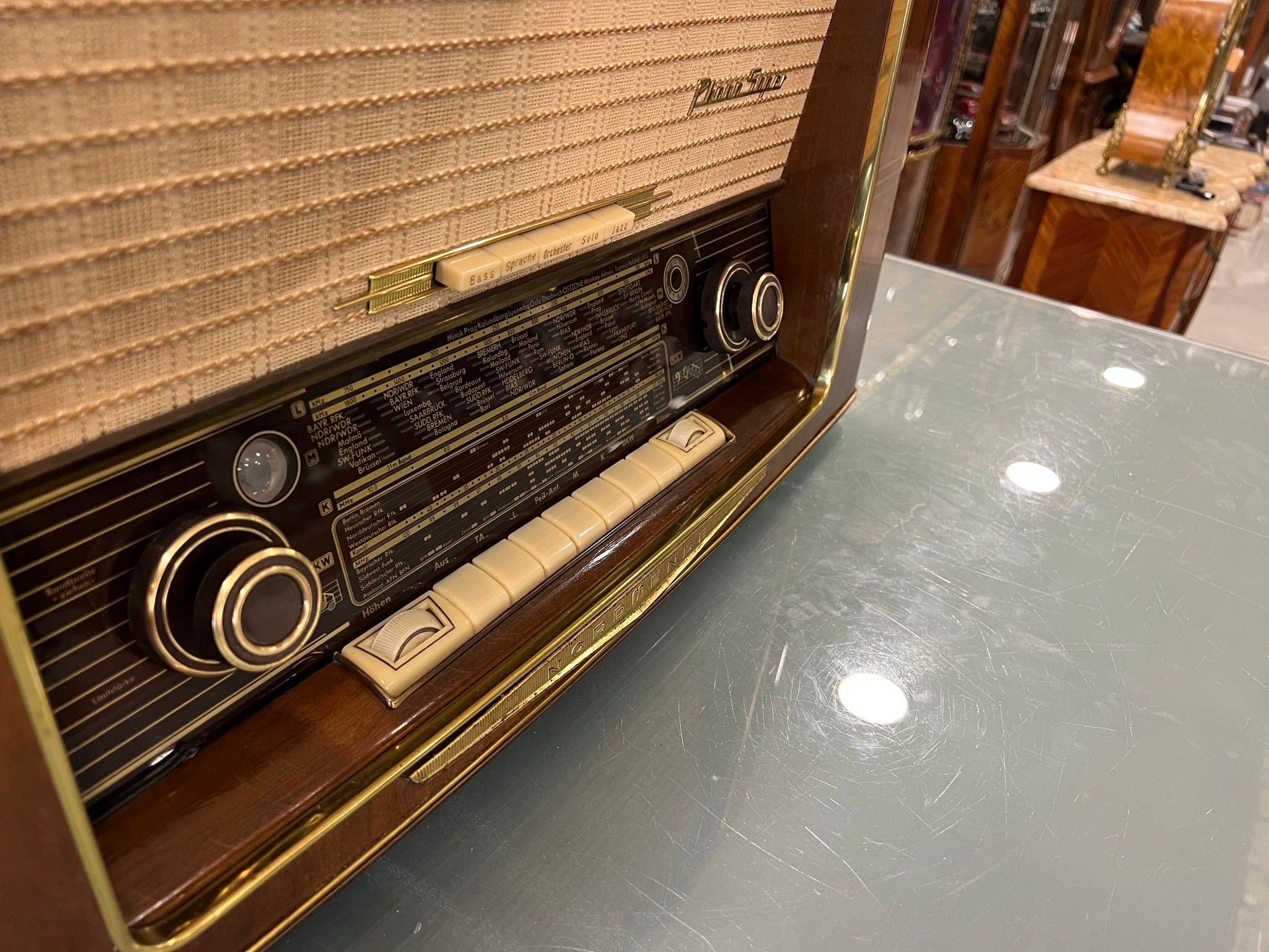 ※ジャンク品　Nordmende ヴィンテージラジオ　ドイツ製 Vintage Nordmende Radio Indiana Collectible Tube Radios 1950