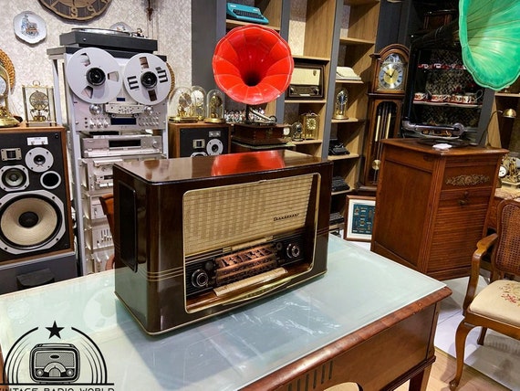 Nordmende Tanhauser 57 Radio | Vintage Radio | Orjinal Old Nordmende Tanhauser 57 Radio | Vintage Radio | Orjinal Old