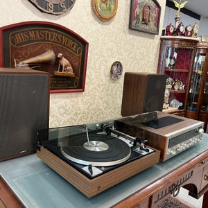 High-End Deck System | Nikko STA-7070 Amp Receiver | Dual 601 Mechanical Deck | Quadral Allsonic SM120 Speakers | Sound Quality- Turntable