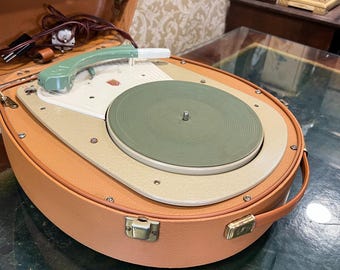 A vintage Philips disc-jockey major portable record player