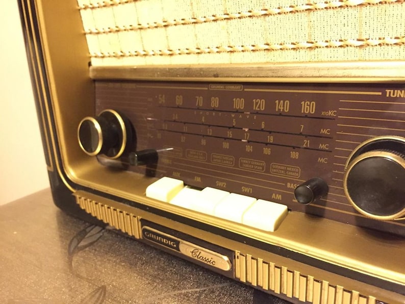 Grundig 960 Vintage Radio Oiginal Old Radio Radio Lamp Radio Grundig Fm